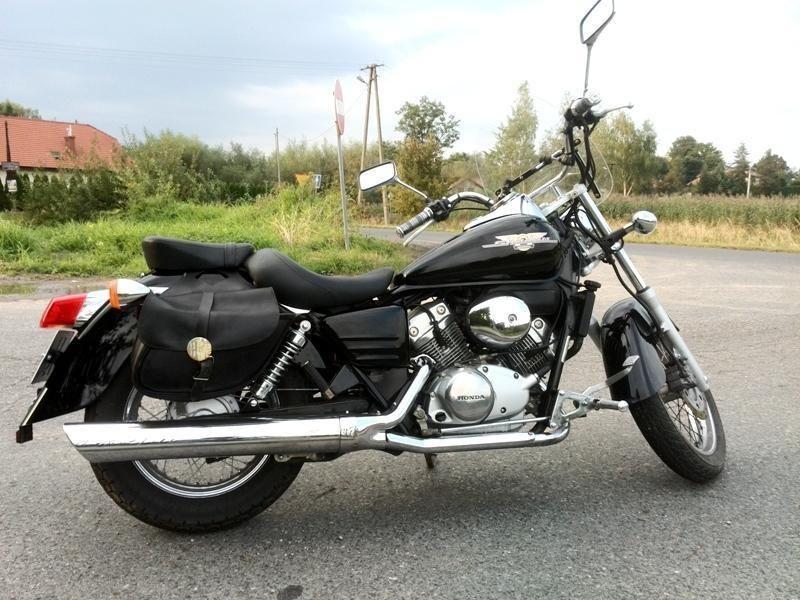 Honda Shadow oryginalny BLACK + chromy_zarejestrowana w PL,125cc