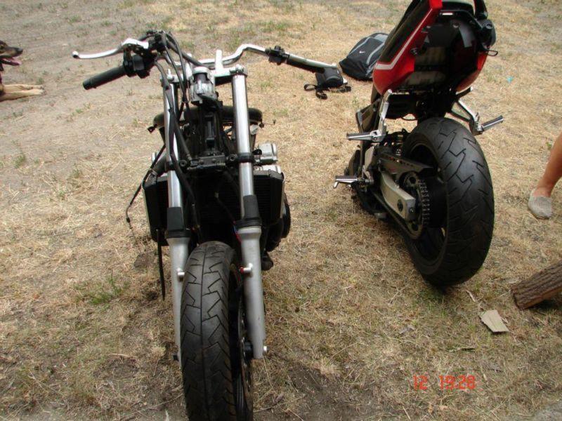 motocykl uszkodzony na czesci