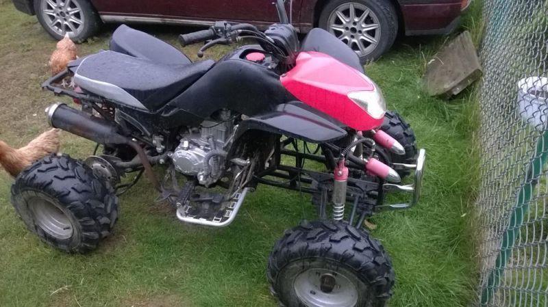 quad 250 chlodzony cieczą z manualna skrzynia