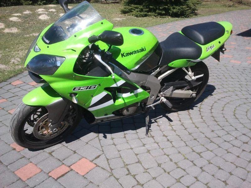 Do sprzedania motocykl Kawasaki ZX6R NINJA zimowa cena