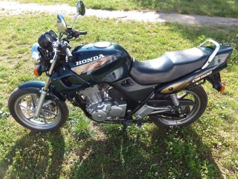 Honda CB 500 udokumentowany przebieg