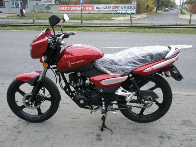 Motocykl Junak 125 cm prawo jazdy kat.