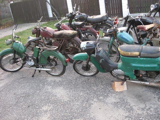Pakiet starych motocykli i motorowerów
