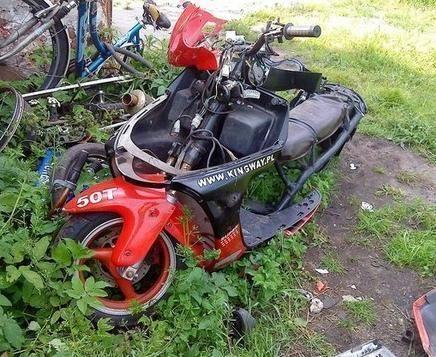 Poszukuję: Kupię skuter do naprawy