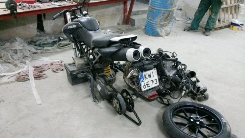 Ducati hypermotard 796 w całości lub na części 2012