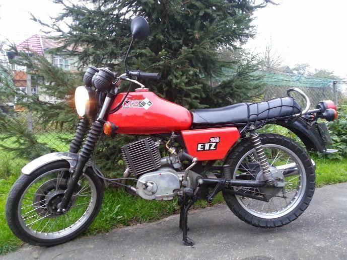 motocykl mz etz 250 z 1984 roku klasyk young-timer