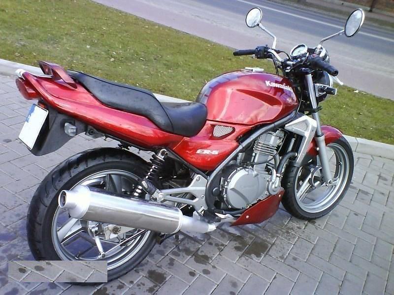 Kawasaki ER 5 Twister - czerwony smok