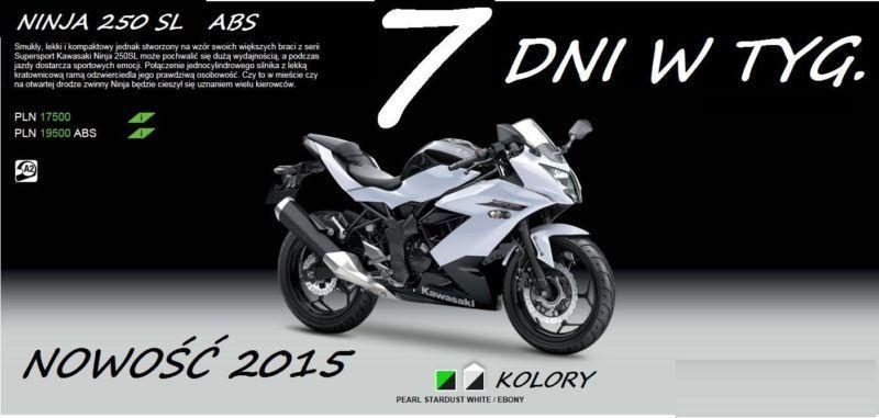 KAWASAKI NINJA 250 ABS SL - nowy , raty 6%