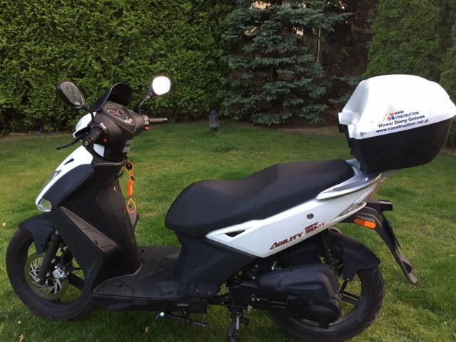 Kymco Agility City 50 2T '12 7800km biały faktura