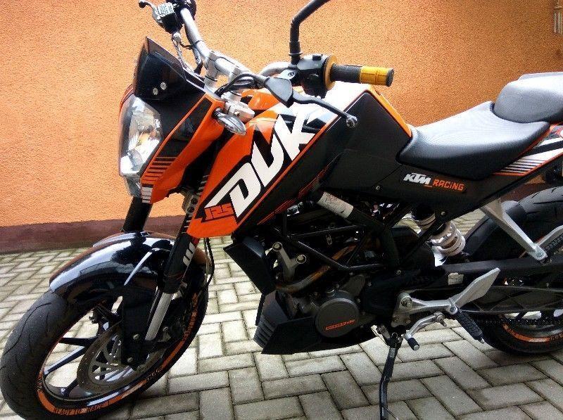 KTM Duke 125 naked na kat. B power parts, salon polska, nie yamaha