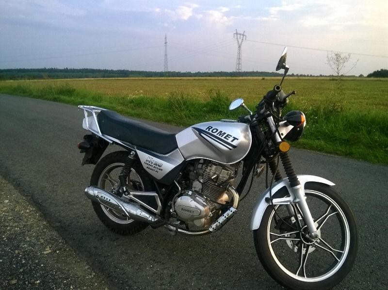 ROMET K125 motocykl na KAT. B, 2012/2013, przebieg 6900 km, OKAZJA!!!