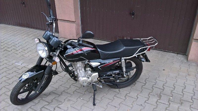 Motocykl Romet Router RM 125, 2015 rok, Czarny