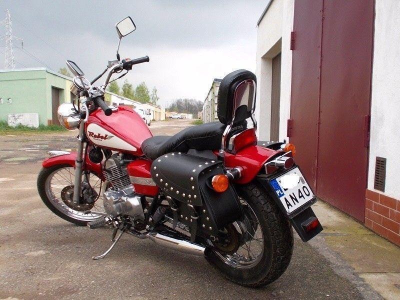 Honda Rebel 125 stan jak NOWA przebieg 9500km zarejestrowana 1wł na kat B