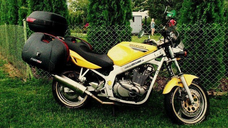 2001 Suzuki GS500 kat A2 kufry