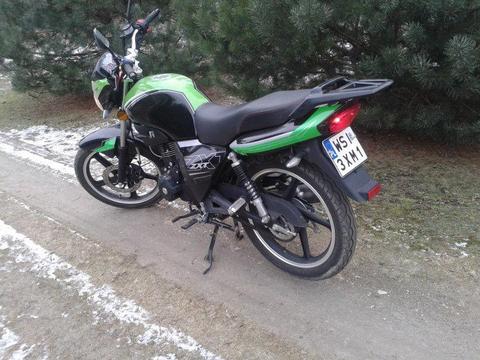Motocykl Romet ZXT 125 /kat.B/ 2016r. na gwarancji, jak nowy