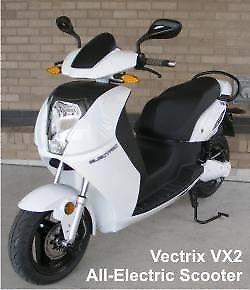 VECTRIX VX-2 (Elektryczny Skuter) Nawet 100h Jazdy! Szybkie Ładowanie Baterii! OKAZJA (Wrocław)