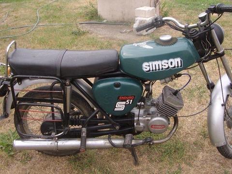 Simson S51 zielony metalik