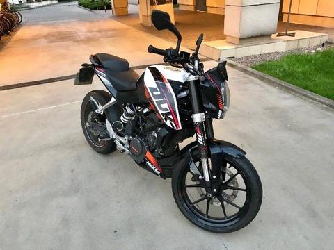 KTM Duke 125 - 2013 - bez wkładu finansowego, stan bardzo dobry - motocykl od osoby prywatnej-KRAKÓW