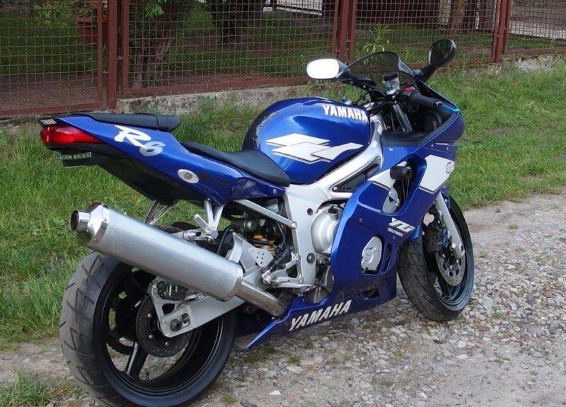 YAMAHA R6 2000 r ZAMIANA ZA SAmochód