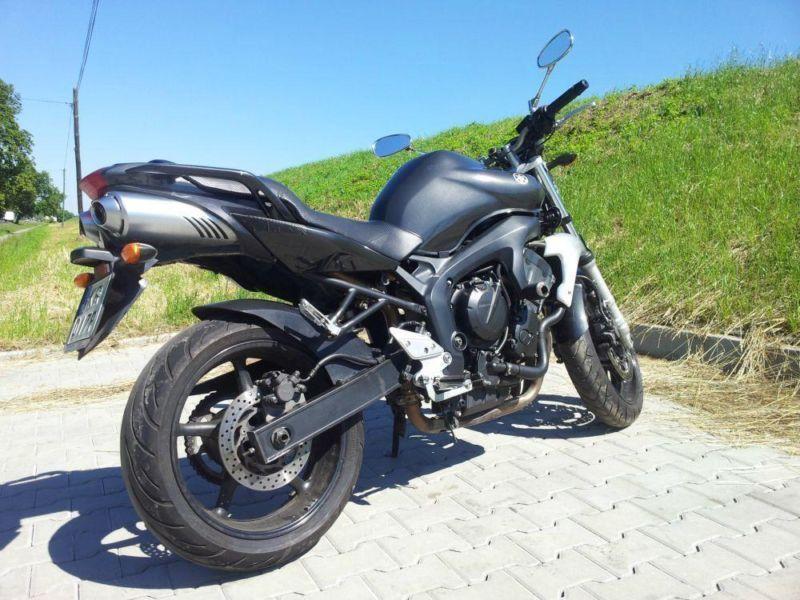 Yamaha FZ6 FAZER, 600cc, 100KM, doposażona